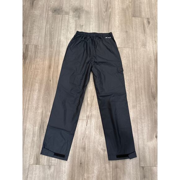 Columbia Rain Pants Black Unisex Waterproof Size Youth Large 14-16 - Picture 2 of 10
